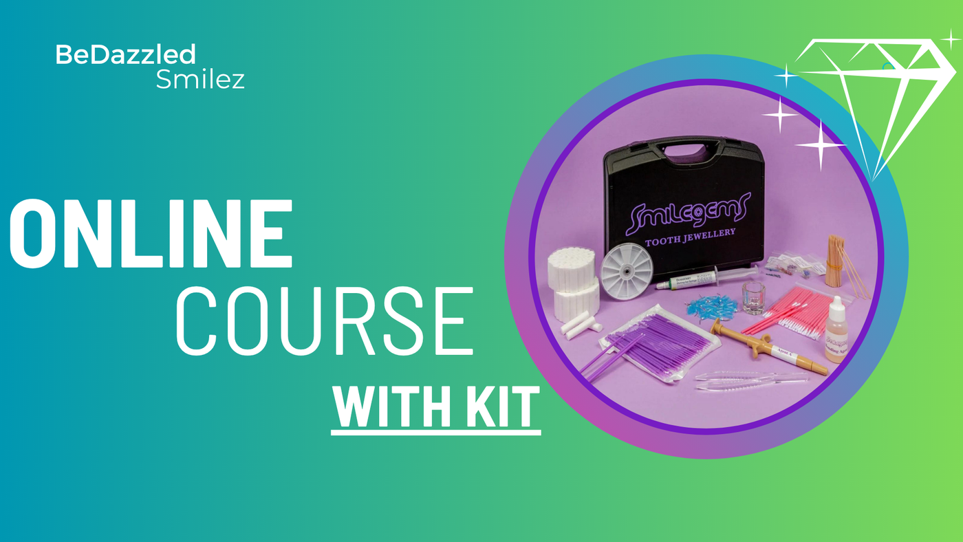 Online DIY Tooth Gem Training with Kit