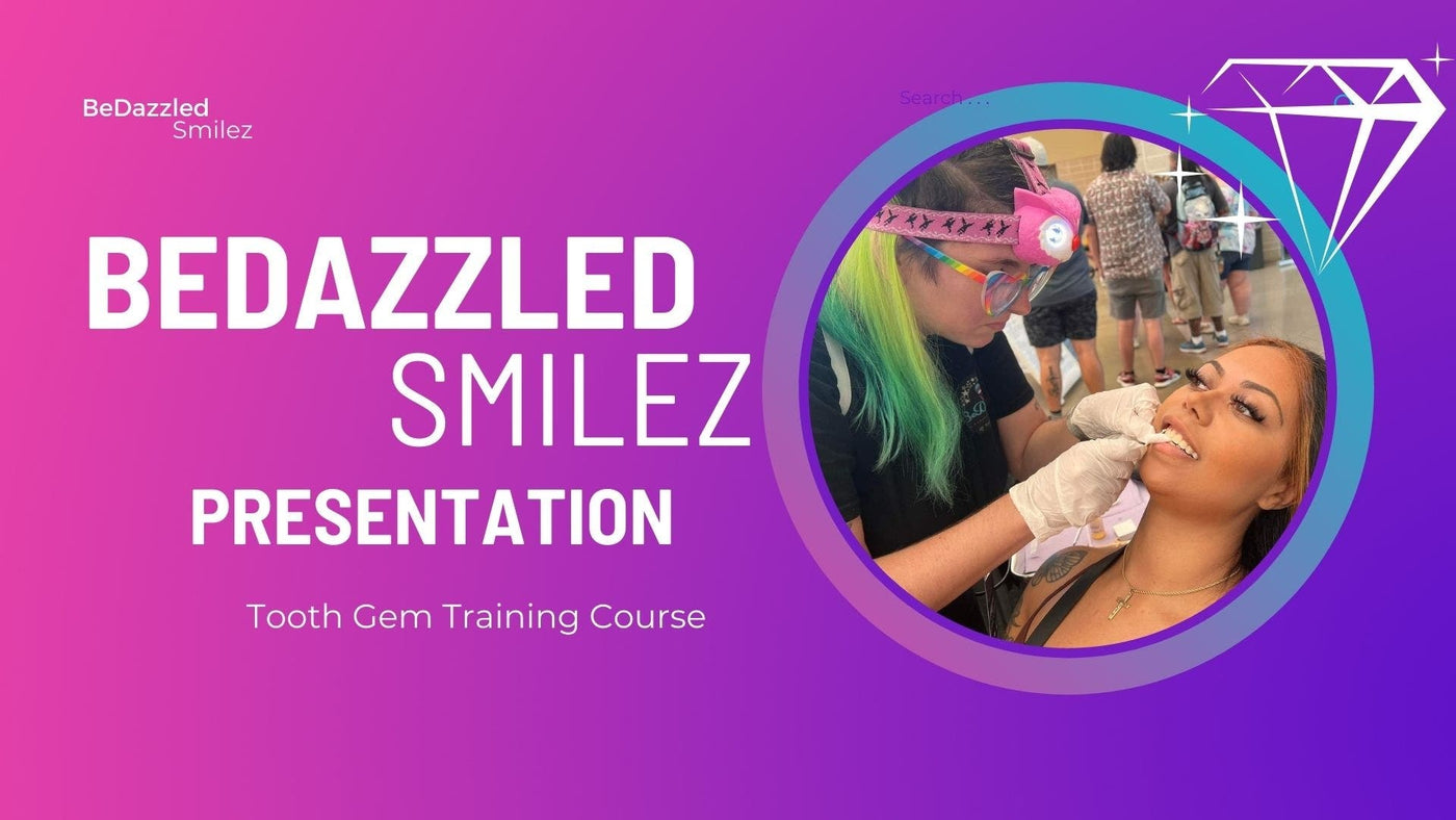 Online DIY Tooth Gem Training with Kit